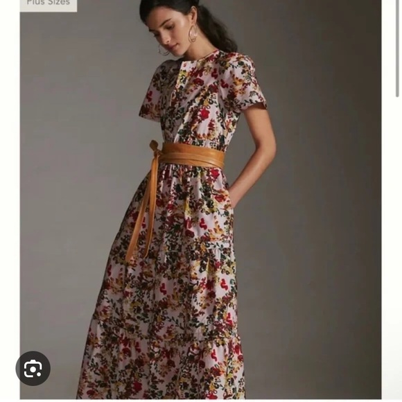 Anthropologie Maeve Somerset Maxi Dress Size Small - Picture 2 of 6
